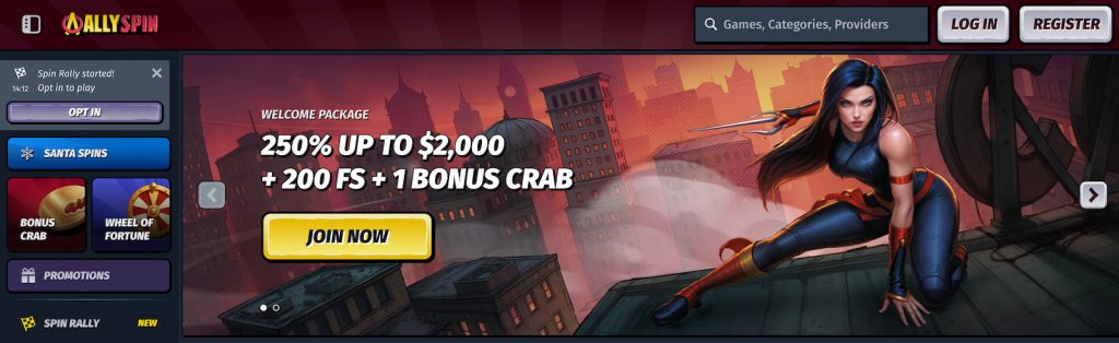 AllySpin welcome